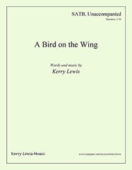 A Bird on the Wing SATB choral sheet music cover Thumbnail